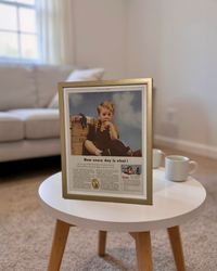 Original circa 1930s Framed Cream of Wheat Advertisement- Women’s Home Companion